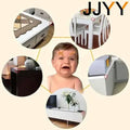 4 Pieces Soft Silicone Corner Guards for Baby Proofing Edges Bumpers and Safety Cushions for Furniture and Table Edges