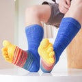Pairs Man Toe Socks Long Plus Large Size Cotton Colorful | SAMAG