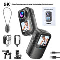 ANSVICAM 4K Mini Body Camera with 64GB Card Thumb Action Camera Magnetic with EIS Wearable POV for Tiktok Vlogging Motorcycle