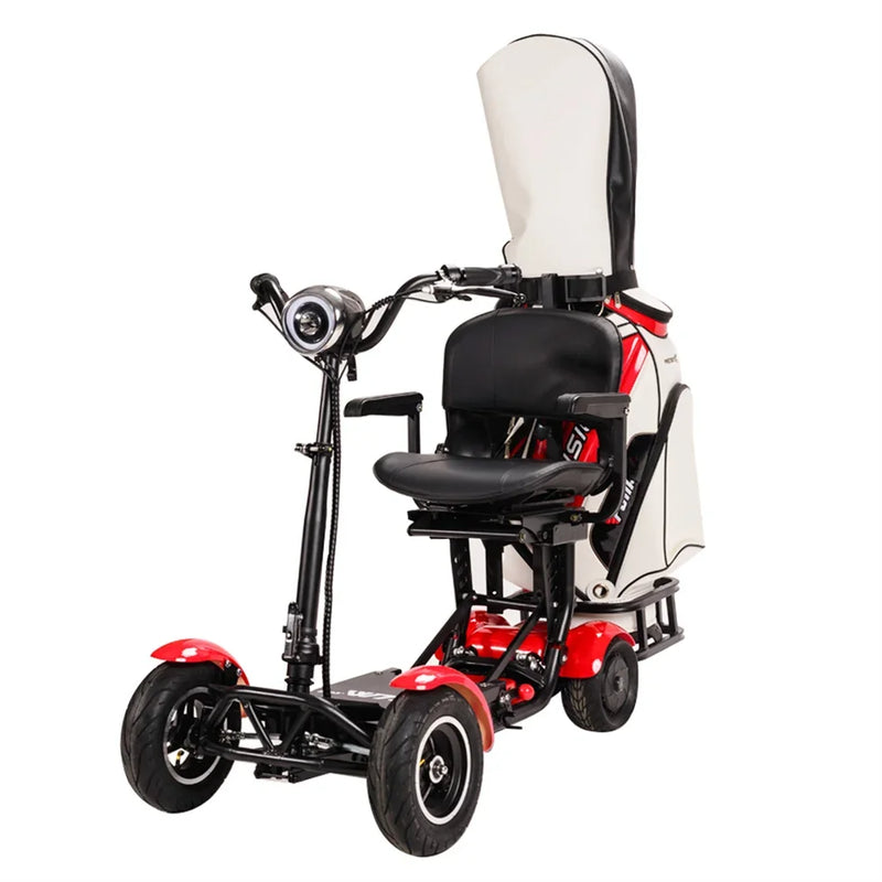 Foldable  4 Wheel Power Mobility golf cart scooter super powerful Lightweight Electric Fat tire  golfcart electric golf trolley