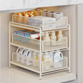 Under - Sink Storage Rack Space - Saving - Organizer with Pull - out Baskets Heavy Duty for Bathroom - View 8 | SAMAG