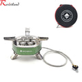 Strong Fire Stove High Firepower Portable Outdoor Stove Camping Gas Stove Folding Head Burner with Storage Bag For Hiking