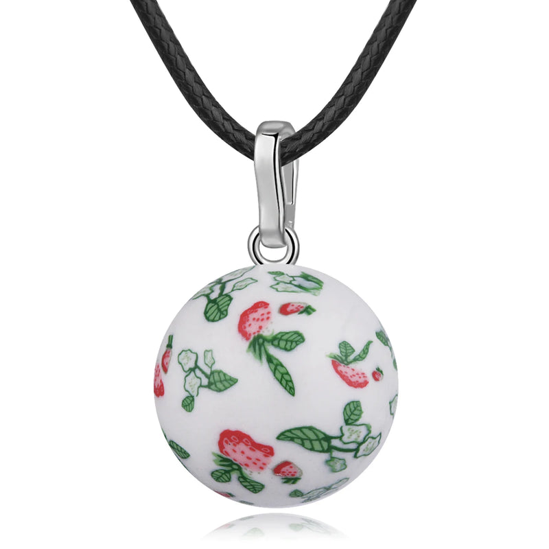 Eudora Harmony Ball Pendant Necklace Pregnancy Chime Ball Mexcian Bola Pendants Wishing Balls Fine Jewelry for Women Best Gift