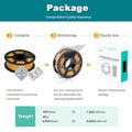 SUNLU PETG 3D Filament 1KG Biodegradable 1.75MM 10Rolls Bright Color Good Toughness Excellent Acid Alkali Weather Resistance
