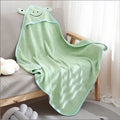 Thickened Absorbent Cotton Baby Bath Robe Cartoon Hooded Design Portable Soft Swaddle Blanket Infant Shower Daily Care Towel