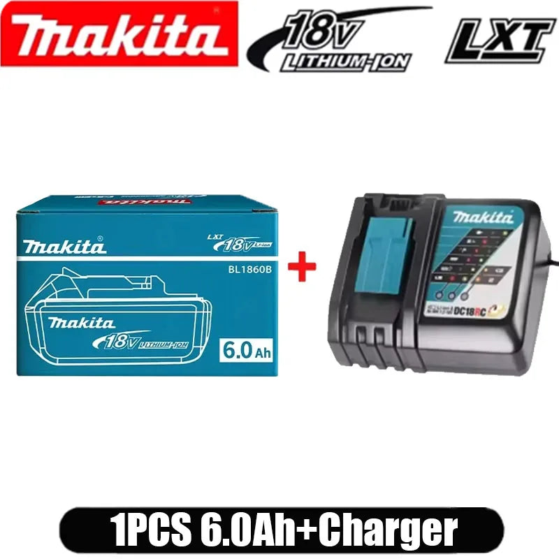 Original Makita 6Ah for Makita 18V Battery BL1830B BL1850B BL1850 BL1840 BL1860 BL1815 Replacement Lithium Battery