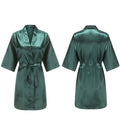 Women's Pure Short Silky Robes Bridesmaid Bride Party | SAMAG