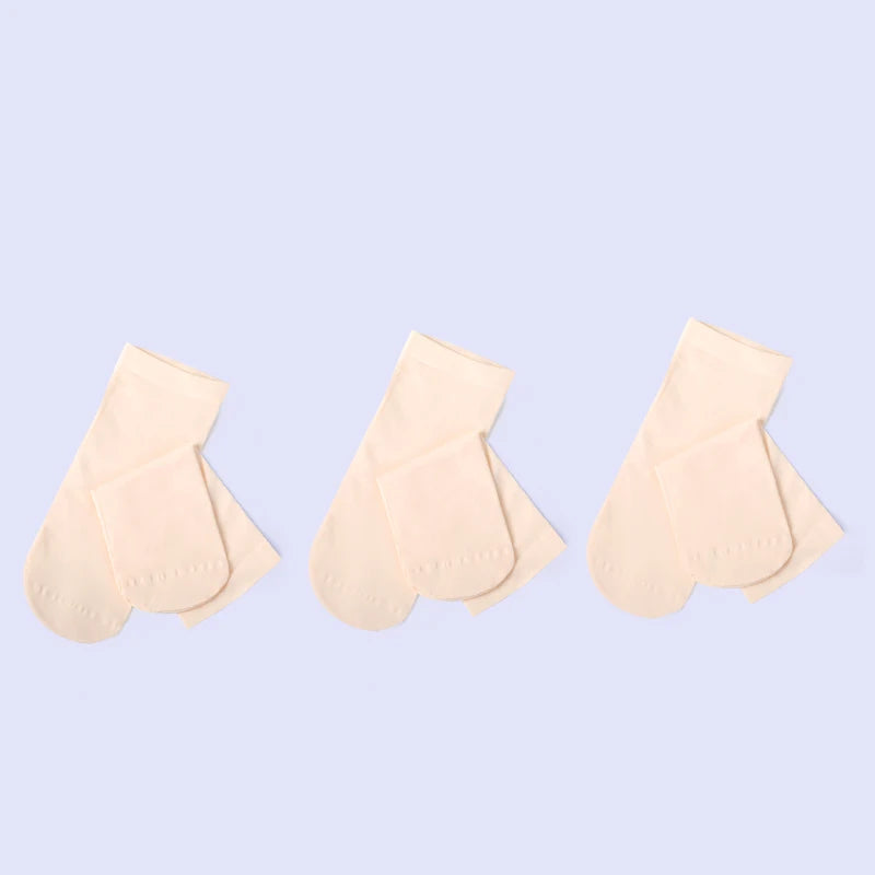 Girls Women Summer Thin Breathable Sport Socks Children Adult Soft Skin Friendly Ballet Dance Short Socks