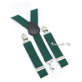 Fashion Men Kids Turquoise Green Suspender Bowtie Sets | SAMAG