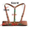 Underbust Corset Top with Strap Punk Harness Belt Leather Suspender for Women - Visuel 5 | SAMAG