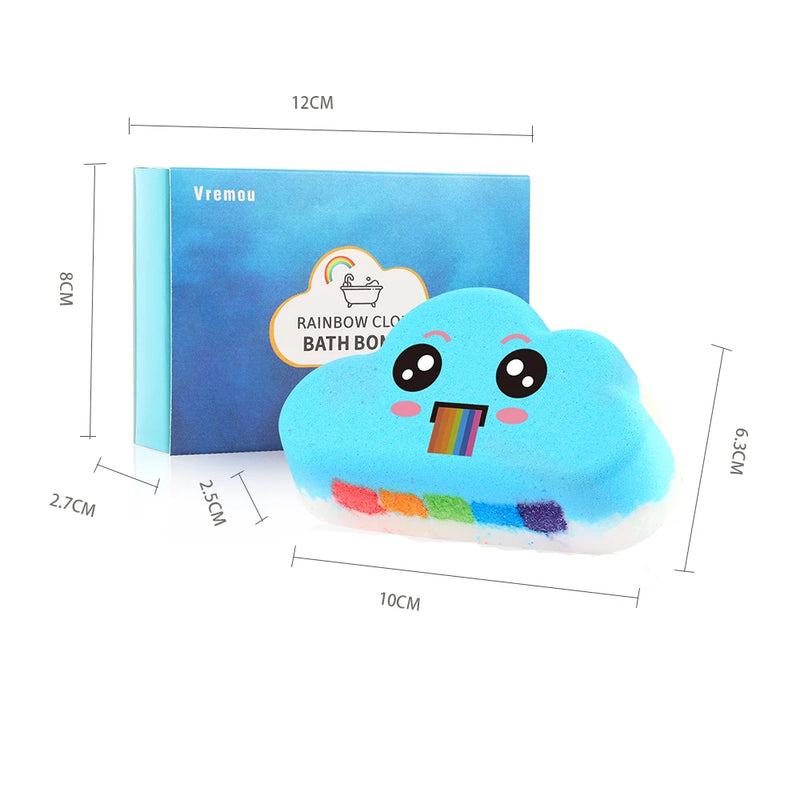 Blue Ocean Rainbow Bath Toys, Colorful Dissolving Bath Toys with Surprise, Boys and Girls the Perf Colors, the Perfect Bath Gift