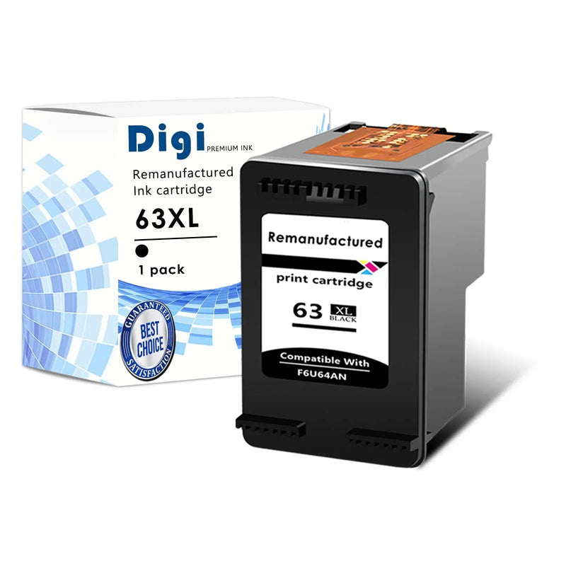 Greencycle 63XL F6U64AN Black Color Ink Cartridge For HP - Visuel 7 | SAMAG