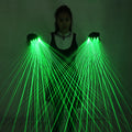 Multi - Line Green Laser Gloves LED Lazer Mitten Ray Rave - View 2 | SAMAG