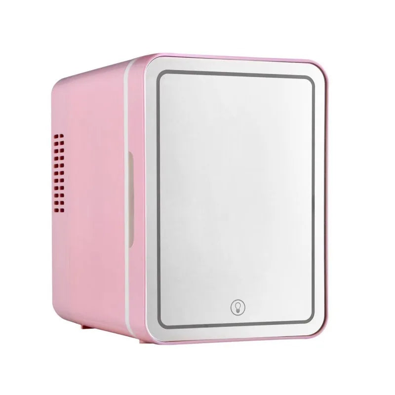 2026 New Upgrade Portable Mini Makeup Cooler Fridge Luxury Cosmetic Fridges With Mirror Mute Skincare Refrigerator 4L Small Refr