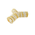 Cat Teaser Wand Toy Self Entertainment Maze Tunnel Collapsible Drill Channel Interactive Play Toy For Indoor Kitten Cat Pet