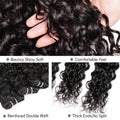 30 40 Inches Deep Wave 100%  Human Hair Bundles Remy Hair Extensions Unprocessed 1 3 4 Bundle Curly Natural Color Brazilian Hair