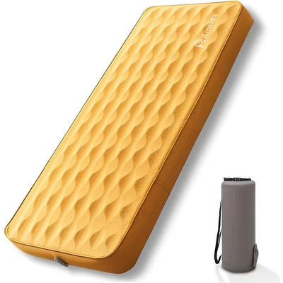 Self - Inflatable Camping Mattress, AIRLAX Yellow | SAMAG