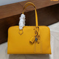 Handbag Large Capacity Leather Women's Bag Boston Shoulder Exquisite Unique Versatile Fashion Hand Carry Classic Elegant High