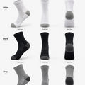 1/3/6pairs Men's Cotton Crew Sports Socks Breathable Mesh | SAMAG