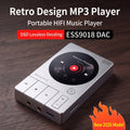 2026 New Retro Piano Key HiFi MP3 Player DSD256 Lossless Music ESS9018 DAC Bluetooth 5.3 Audiophile Student Outdoor Travel