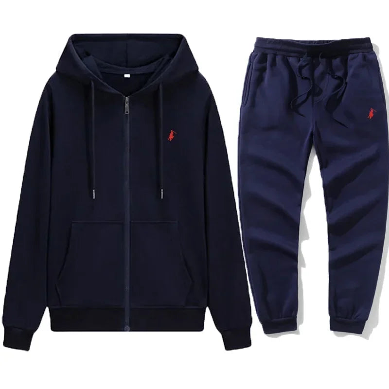 New Men's Fashion Classic Hoodie and Sweatpants Set | SAMAG
