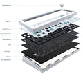 Hot Swappable Mechanical Keyboard Gasket Bluetooth 2.4G RGB Backlit Gasket Structure Keyboard 3 Mode Customized Keyboard