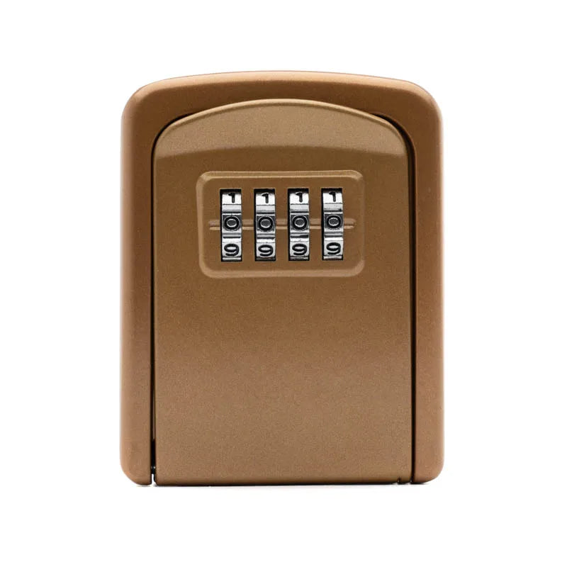 Key Lock Box Wall Mounted Stainless Steel Safe Weatherproof 4 Combination Storage for Indoor and Outdoor Use - View 9 | SAMAG