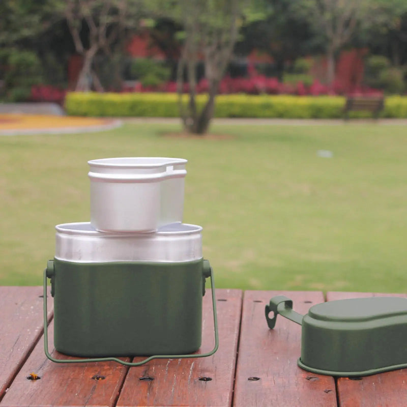 /Set Mess Tin Kit Cookware for Camping Wild Food - View 3 | SAMAG