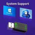 AX900 USB WiFi 6 Bluetooth 5.4 Adapter 2in1 Dongle 2.4G&5GHz Network Wireless Wlan Receiver For PC/Laptop - Visuel 4 | SAMAG