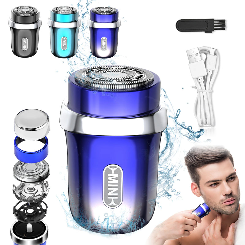 Mini Electric Sensor Shaver Portable Powerful Storm Razor For Unisex, Portable, IPX7 Washable, Electric Razor For Vehicle/Travel