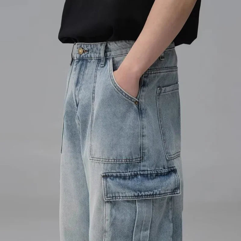 Men'S Spring And Summer Multi Pocket Workwear Design | SAMAG