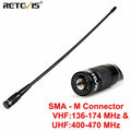 Retevis RHD-771 H777 Walkie-Talkie Accessories Antennas SMA-F SMA-M HA02 VHF UHF Dual Band Antenna for Baofeng Retevis HD2