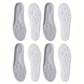 1Pair/2Pairs/4Pairs High Elasticity Latex Sport Insoles Soft Shoe Pads Arch Support Orthotic Insoles Breathable Deodorant Insole