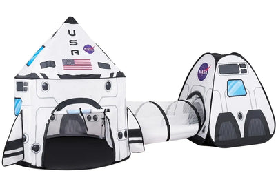 Joyfy Rocket Ship Play Tents Set Pop up house with Tunnel | SAMAG