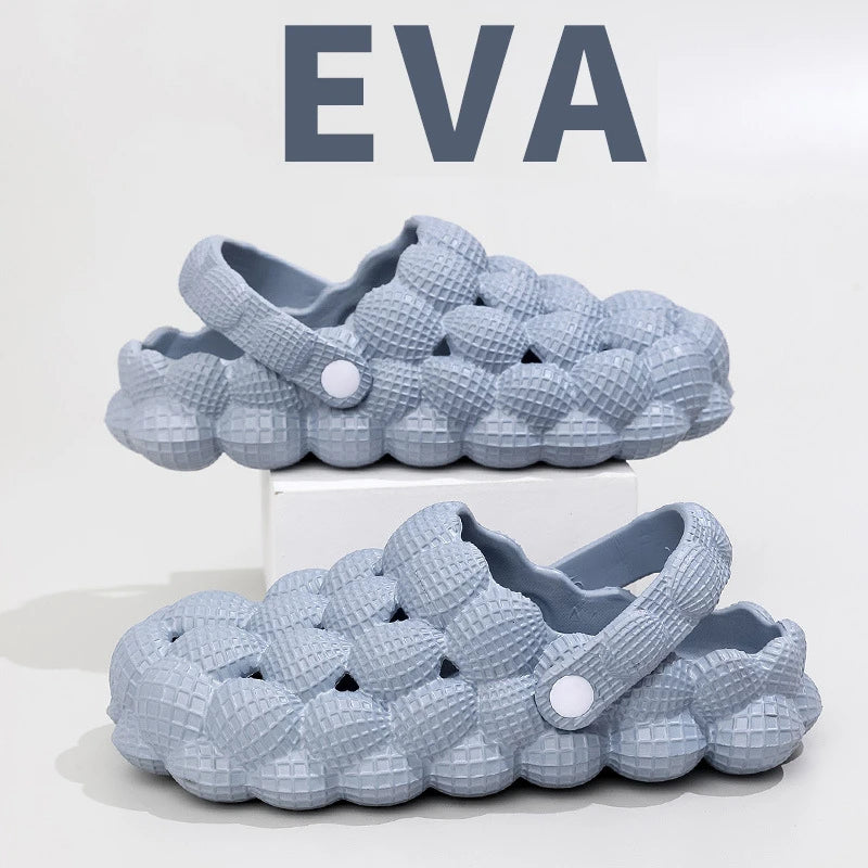 Comwarm Bubble Ball Women Sandals New Summer Women Clogs Garden Shoes House Massage House Slippers Closed Toe Anti-Slip Sandals