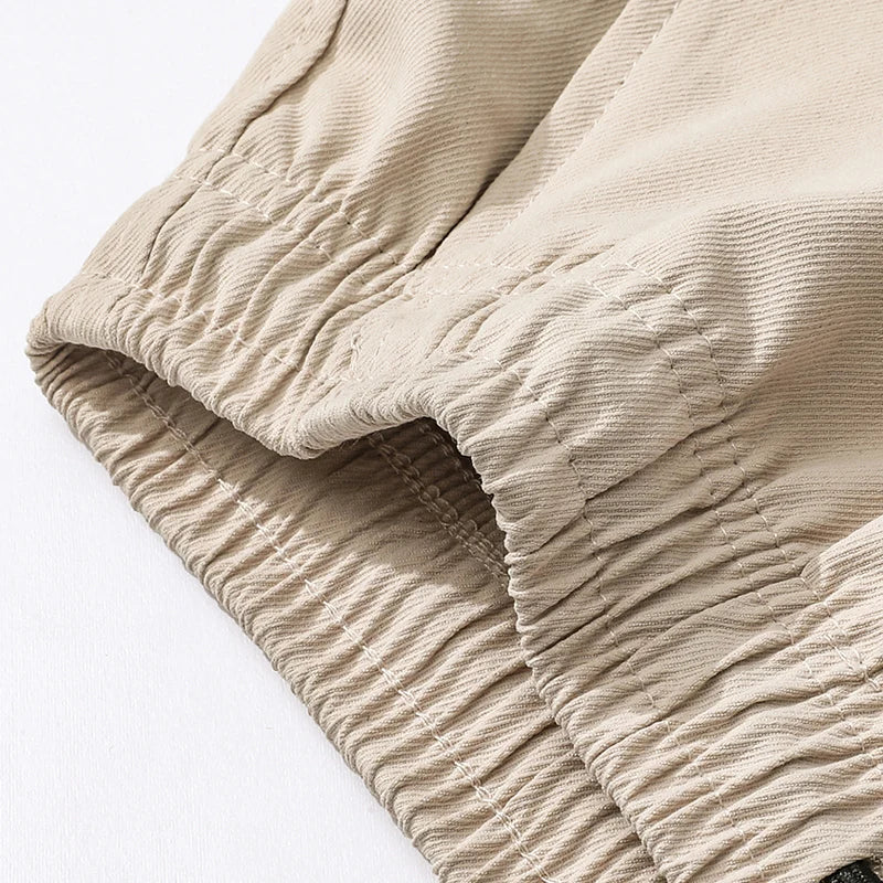 Men's Summer New Cargo Shorts Loose Plus Size Drawstring | SAMAG
