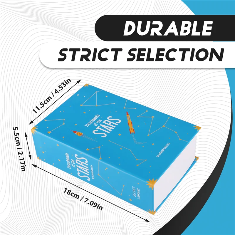 Dictionary Book Safe Storage Box, With 3 Digital Combination Lock, Anti - Theft Secret - View 5 | SAMAG