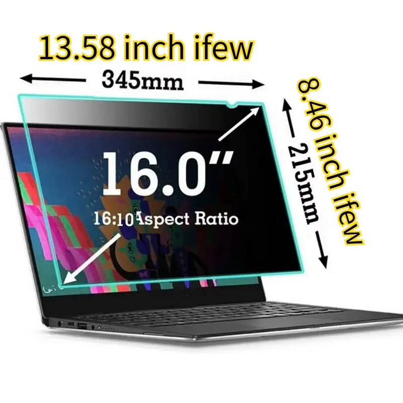 Laptop PC Monitor Privacy Screen Protector Anti-spy Film Notebook Computer Anti-peeping Filter 12.5 13.3 14 15.6 16 17.3 Inch