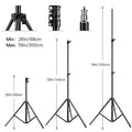 Andoer Studio Photography Light kit Softbox Lighting Set with 85W 2800K-5700K LED Light/ 50x70cm Softbox/ 2m Stand for Video