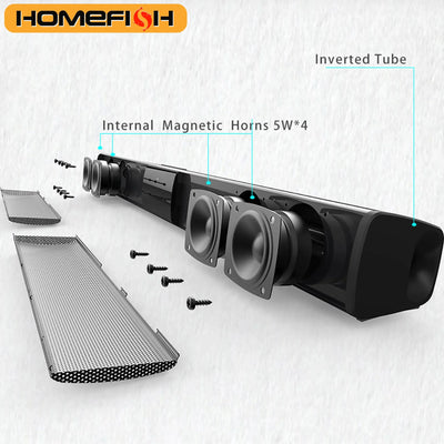 HOMEFISH BS-28B Soundbar 20W Bluetooth Speaker for TV | SAMAG