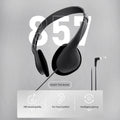 3.5mm Wired Computer Headphone No Microphone Gaming Headset Noise Canceling Sports MP3 Earphone Wired Stereo Headset Universal