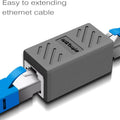 Network cable butt connector extender adapter rj45 network monitoring broadband crystal head adapter straight connector connecti