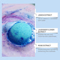 Bath Salt Lasting Fragrance Aromatherapy Floral Scent Exfoliating Moisture Body Wash Cleansing Spa Salt Ball Bubble Bombs Shower