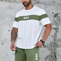 New Summer Vacation Leisure Daily 3D Men's Sports Wear Large Round Neck Short sleeved T - shirt Set Casual - View 15 | SAMAG