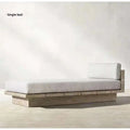 Japanese Style Waterproof and Sunscreen Garden Sofa, Minimalist Designer, Modern Garden Sofa, Artistic Outdoor Furniture, Divano