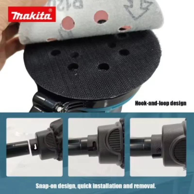 Makita DBO180Z 18V Brushless Cordless Disc Random Orbital Sander Woodworking Sanding Putty Polishing Bare - View 5 | SAMAG