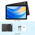 2026 Model (Upgraded Version) | 10.1-inch Android 16 Tablet | Quad-core Processor | 12GB (3GB + 9GB) RAM + 64GB ROM | Wi-Fi 6