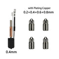 For Anycubic Kobra 3 V2/Kobra 3 V2 Combo Hotend Kit New Upgrade Hotend Ceramic Hotend 3D Printer Brass Hardened Steel Nozzle