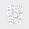 2 Sheets 12pcs Custom Name Stickers for Kids and Adults, Personalized Labels, Ideal for School, Bottles, and Gifts,Easy to Apply