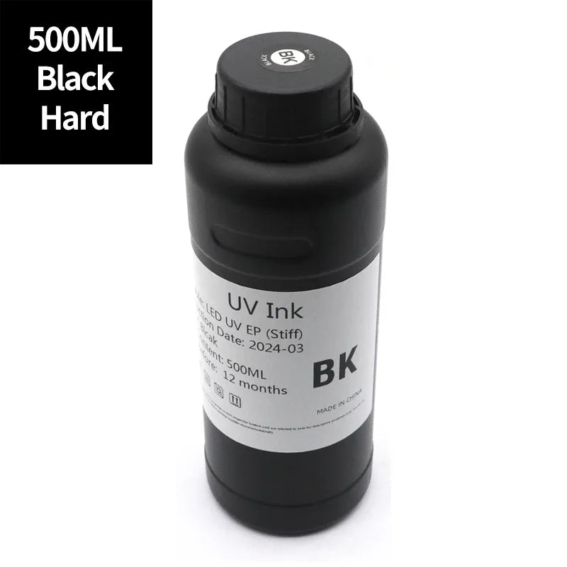 DAT 500ML UV Ink LED Ink Compatible For Epson i3200 i1600 XP600 L800 L805 L1800 TX800 1390 DX5 DX7 printhead UV Flatbed UV Ink